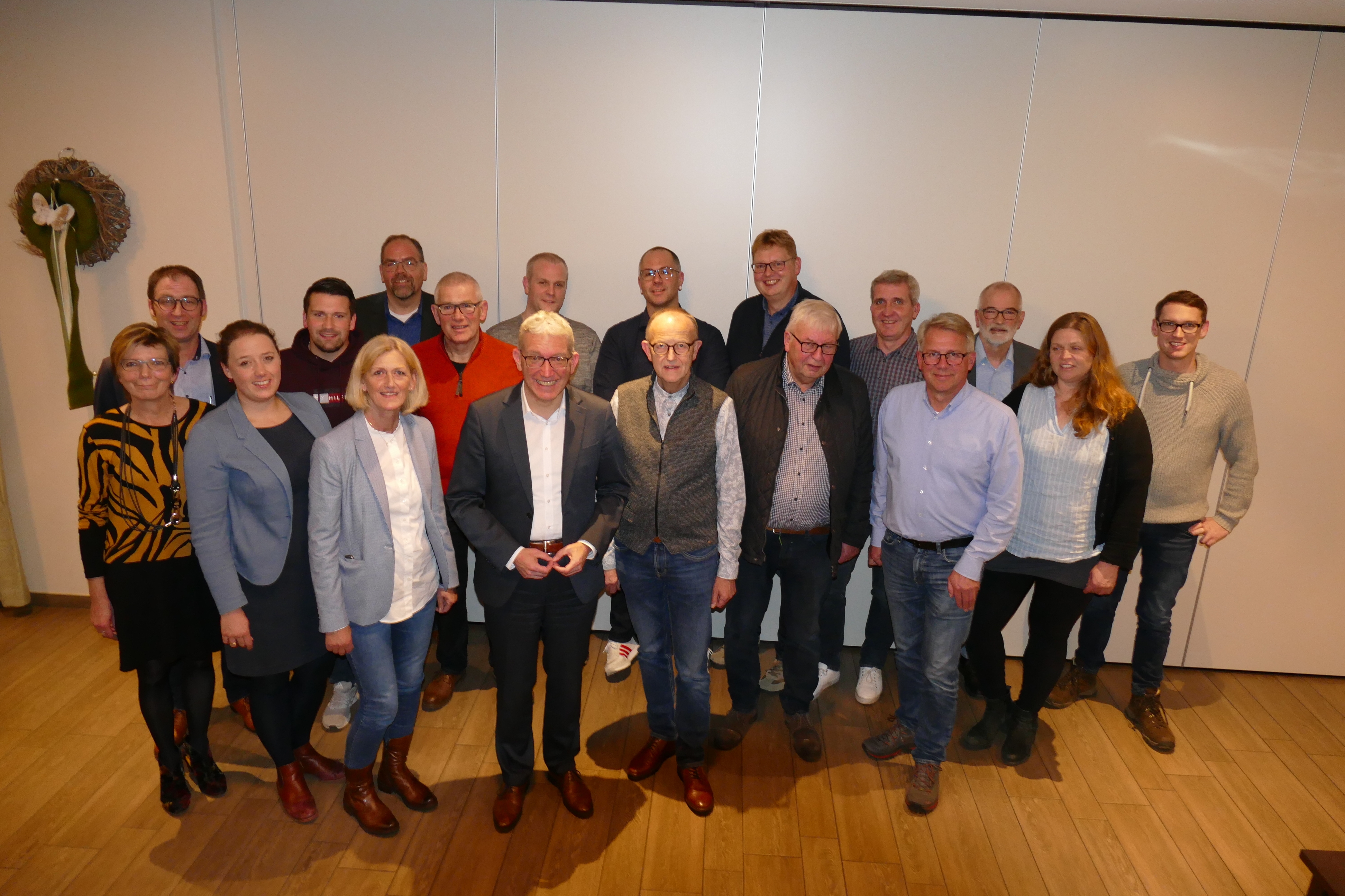 Ratsmitglieder Legislaturperiode 2021 - 2026, (es fehlt Ratsfrau Heike Greskötter-Drawer),