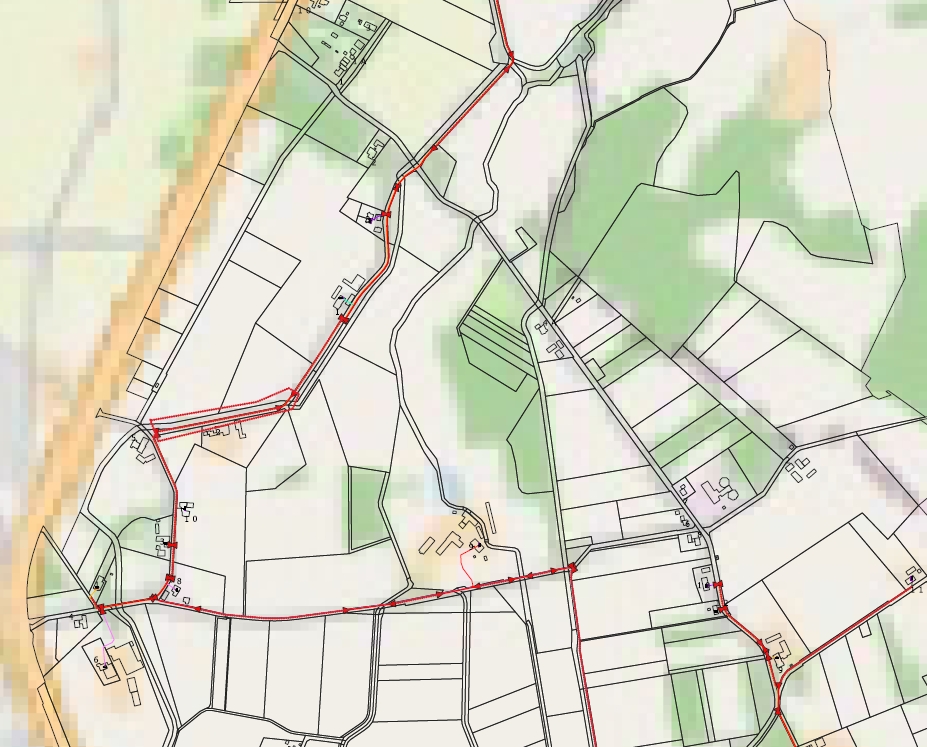 Baulos 27 Glandorf-Ost Bad laer.Süd -Trassenübersicht