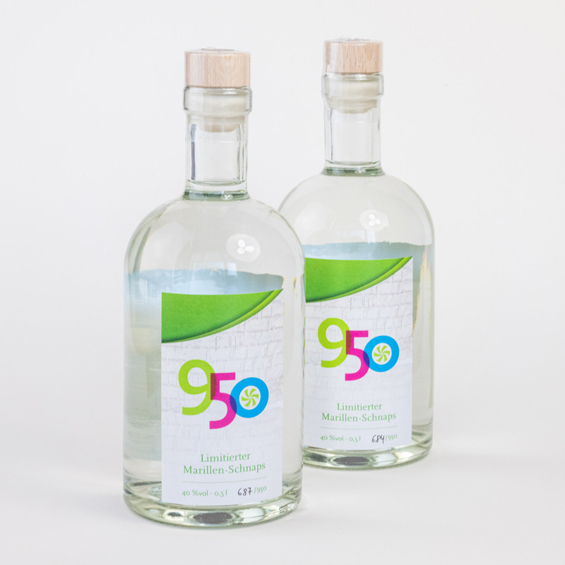 Marillenschnaps  950 Jahre Glandorf